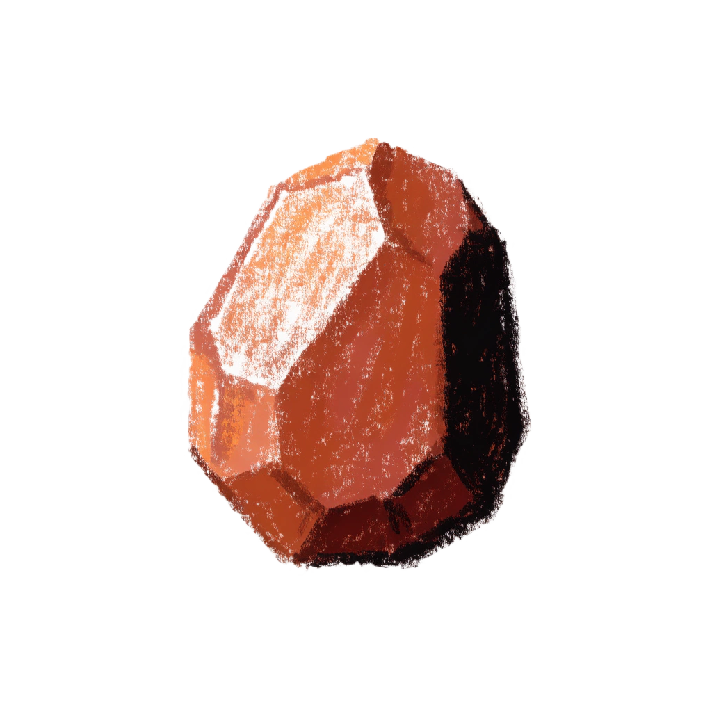 Illustration pierre naturelle brut de jaspe rouge, illustration pour le filtre de la collection contenant de la Jaspe rouge